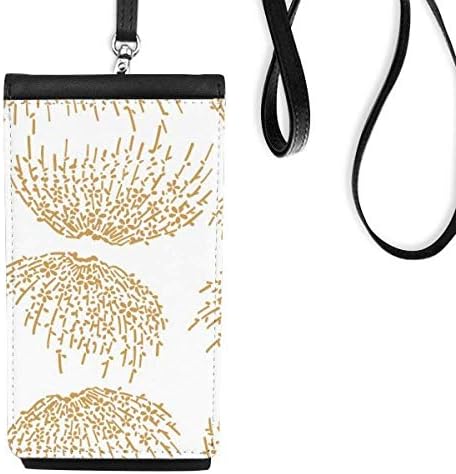 Бела јапонска култура есенска телефонска чанта чанта што виси мобилна торбичка црн џеб