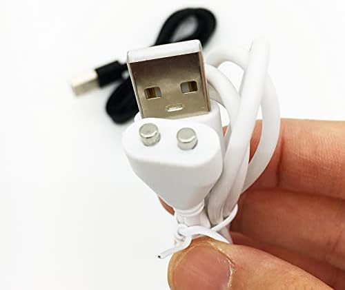 Pdeey 6mm Магнетни Полнач Замена За Lovense Макс 2 Женкар Personal Масажер, USB Полнење Кабел 2-Пакет