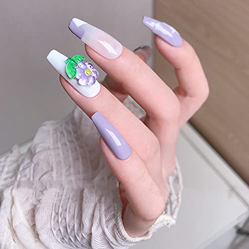 Јапонски симпатични girly срцев маникир додатоци 3Д украс за уметност на нокти DIY нокти украси за нокти кристал цвет