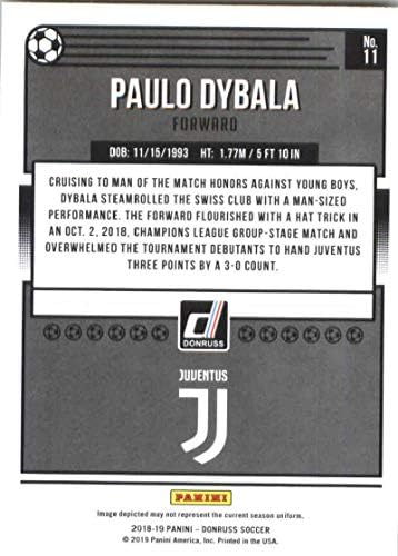 2018-19 Донрус 11 Пауло Дибала Јувентус Фудбалска картичка
