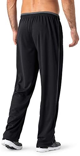 Магични машки лесни џемпери лабави се вклопуваат атлетски панталони со отворено дно со џебови од патент
