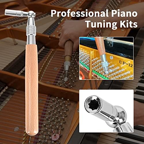Комплет за подесување на пијано Tipatyard 36PCS, комплет за алатки за професионални приемници за пијано