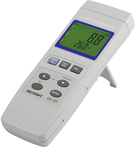 Voltraft VC-8341620 DO-101 мерач на кислород 0-20 mg/L заменлива електрода со функција за мерење на температурата