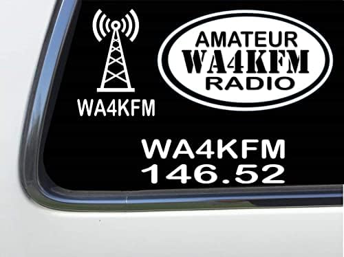 Тоалилкабин-Шунка Радио Вредност Пакет-Прилагодено 3-6 Налепница АС1459