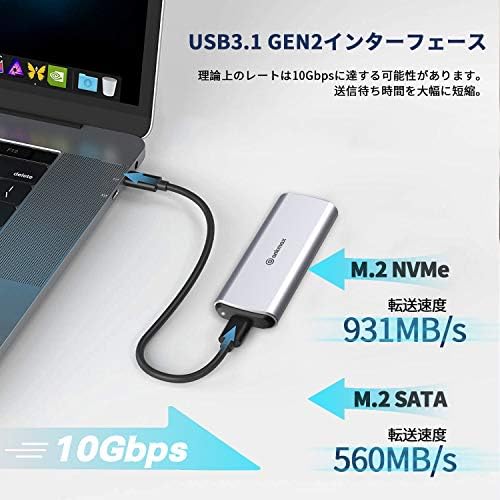 ANKMAX Bundles USB 4 NVMe M. 2 SSD Комплет и USB 3.1 NVMe + SATA M. 2 SSD Комплет ,44M2 + UC31M2, Сите Алуминиумски Надворешни