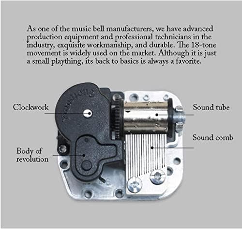 Aniic Music Box Ретро механизам Класичен накит Музичка кутија за жени антички врежана музичка кутија со заклучување за семејство