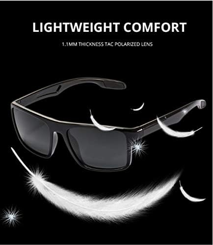 Правоаголни УЛТРАЛЕСНИ TR90 ОЧИЛА За Сонце Машки Поларизиран ТАК Со Дебелина Од 1,1 мм Објектив За Возење Очила За Сонце Дами Спорт