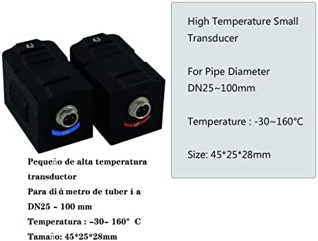 Трансдуцер на мерачот на течен проток Мал сензор Висока температура за ултразвучен мерач на проток TUF-2000H TUF-2000P TUC-2000E за дијаметар
