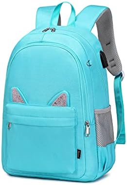 Wadirum симпатичен ранец за девојки моден лаптоп торба се вклопува за 15,6 инчи лаптопна сина боја