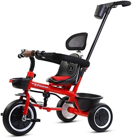 Waljx Bicycle1-5 годишно дете Трицикл удобно седиште што не се лизга на нозе педали за преклопување Флексибилна 2 бои може да се