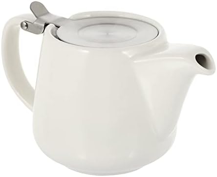 Јардве Кинески чај сет керамички чајник со капаци од не'рѓосувачки челик порцелански чајник со инфузер лабава лисја керамички