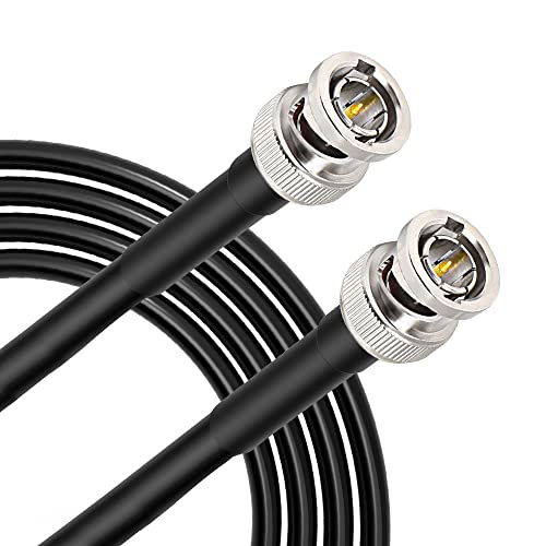 XRDS -RF SDI кабел 200ft, HD -SDI кабел 75 ом BNC машки до BNC машки коаксијален кабел за видео надзор CCTV систем CCTV