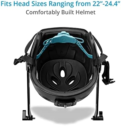 Продај на шлемот за прозорец за камера / паметен телефон DSLR. За филм и фотографија. Опсег на големината на главата: 22 до 24,4 . Нуди товар до 1,4 кг / 3.08lb.