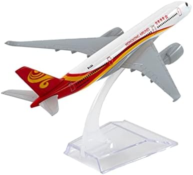 Модели на авиони 1/400 Поставете за легура Авион Airbus A350 Hong Kong Airlines 16см Авион Модел Подарок Подарок Подарок Подарок за пластичен