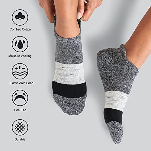 Celersport 6 пакуваат женски глуждови што трчаат чорапи со ниско сечење атлетски спортови чорапи