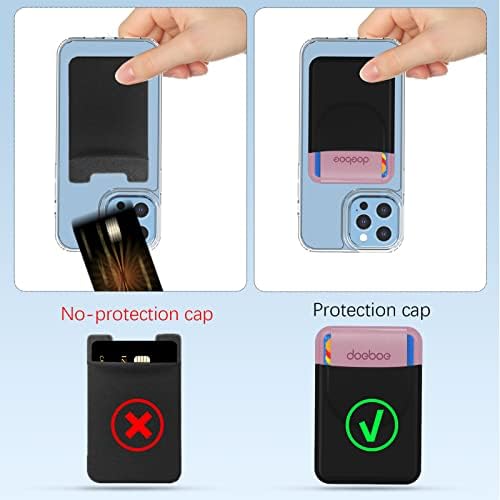 Doeboe за Magsafe Wallet iPhone 14 13 Pro Max, Магнетски телефонски паричник за iPhone 13/Mini/Pro, држач за телефонска картичка за ткаенини
