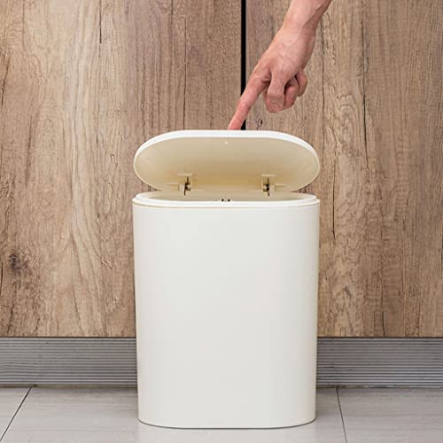 Bonad кујната ѓубре може пластично тенок отпадоци конзерва за отпадоци со капакот кујна бања тоалет Тесен цвест контејнер отпад
