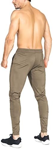 Брокиг Менс лесни теретани за џогер панталони, машки тренингот џемпери со поштенски џеб