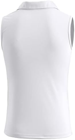 Santiny Girls без ракав голф кошула V-вратот dri fit тениски резервоарот врвови голф облека за голф полковни маици за девојче