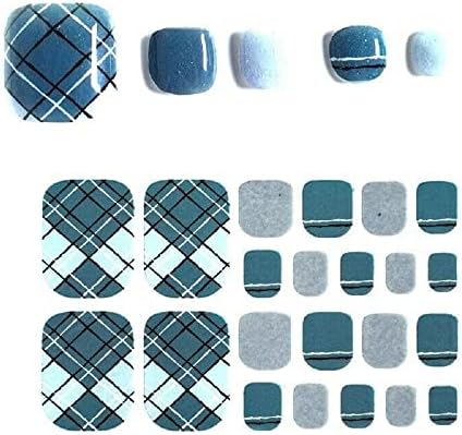 22 парчиња модни летни пети налепници за нокти го обвиткуваат ноктите уметност selfsstick zxj-085 од 24/7 продавница
