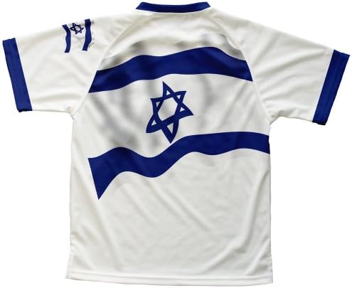 Техничка маица на знамето на Скудопро Израел за мажи и жени