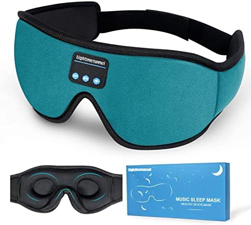 Слушалки за спиење на светлината за спиење, 3Д маска за спиење со Bluetooth, слушалки за спиење што може да се перат со ултра тенки