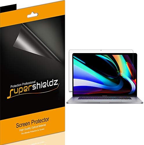 SuperShieldz дизајниран за заштитник на екранот MacBook Pro 16 инчи, анти -сјај и штит за отпечатоци против прсти