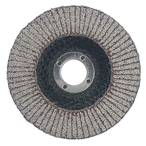 Weldcote 4-1/2 x 7/8 Alu-Prime Flap Disc за алуминиум, компресиран тип, Grit-36g, изработен во САД, кутија од 10