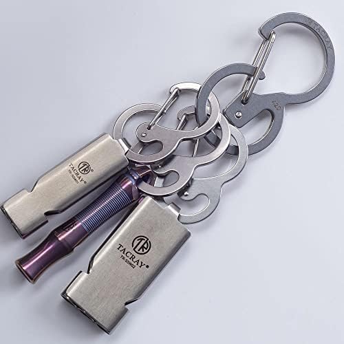 Клип за клучеви на тастатурата Tacray Carabiner, држач за клучеви против изгубени и ранец за брзо ослободување на ранецот/куката со Multitool