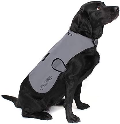 Провис рефлектира 360 рефлексивна водоотпорна јакна за кучиња Здраво видливост на ветерно палто, С.
