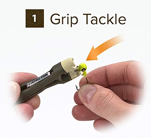 Tyepro Fly & Ice Knot Запалување алатка за риболов/зафат, линија на конец, јазол за вратоврска, клип