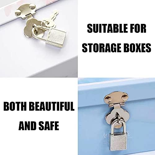 10 парчиња мини симпатичен дневник со таблички мали брави со багаж со клучеви за кутии за накит декор ранец патување