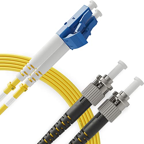 LC до ST Fiber Patch Cable единечен режим Дуплекс - 1M - 9/125UM OS1 LSZH - серија за кабел за кабел за чистопитика PureTech