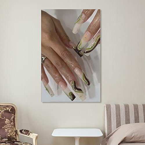Постери за естетика за нокти Постер за нокти за шминка за шминка за нокти постер плано-печатена слика pright wallидна уметност