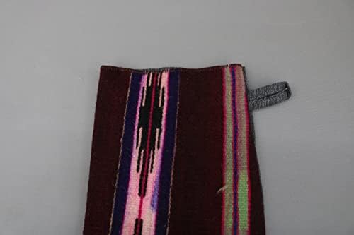 Подарок за перница Сарикаја Божиќно порибување, рачно изработено порибување, шарени Божиќни чорапи, порибување на Килим, порибување