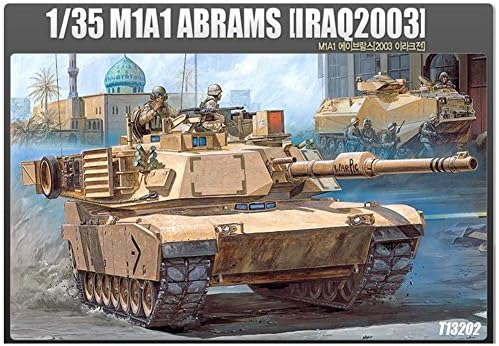 Модели на академија 13202 Пластичен модел комплет M1A1 Abrams IRAQ 2003 резервоар 1/35 скала