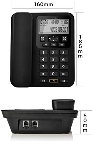 KLHHG CORDED Телефон - Телефонски телефони - Телефон за ретро новинар - телефон за лична карта, телефонски телефонски фиксни телефонски канцеларии