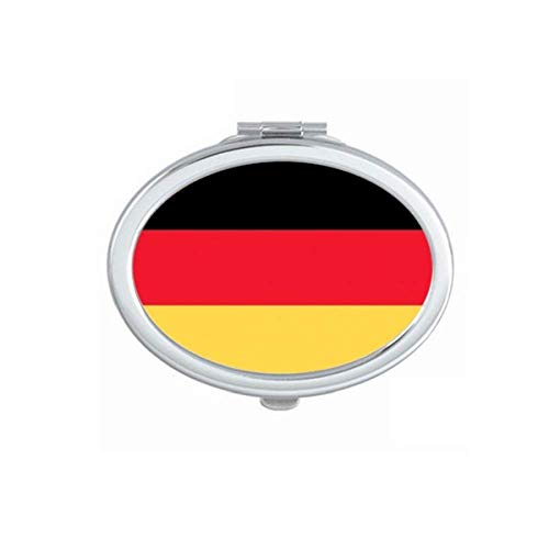 Германија Национално знаме во Европа земја Огледало Преносно преклопно шминка со двојни странични очила