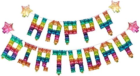 Виножито Кристал Starвезда среќен роденденско писмо балони Банер среќен роденденски украси