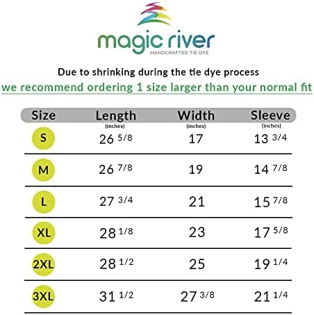 Магијата Реката Рачно Изработени Маици За Боја На Вратоврска-6 Големини За Возрасни - 14 Модели На Бои