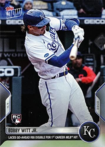 2022 Топс сега бејзбол #3 Боби Вит rуниор дебитантска картичка - 1 -та официјална картичка за дебитант