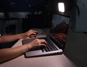 LED Клип Светло со 3 Режими На Светлина за Шминка Со Предна &засилувач; Заден Клип Самоби Светло За Пренос Во Живо Шминка За Канцеларија