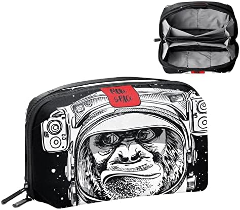 Organizетски Мајмун Во Организатор На Електроника За Шлемови На Спејсмен, Водоотпорна Торба За Складирање Кабел За Домашно Патување, Футрола