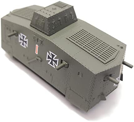 1/100 скала германски модел на резервоарот за резервоарот на Втората светска војна А7В легура во воен модел на воен модел на воен модел