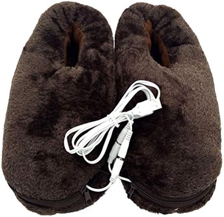 Папучи за греење со USB Електрични микробранови папучи загреани чевли за зимска куќа 1 пар