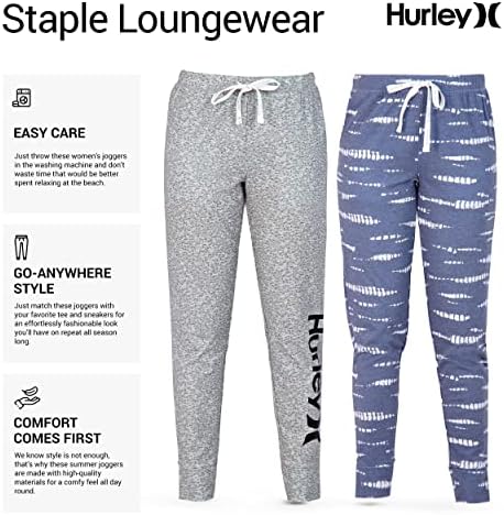 Харли жени 2 пакувања панталони за пижами, симпатични супер меки џогери за спиење