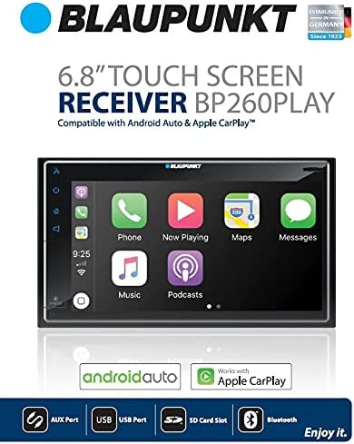 Blaupunkt BP260PLAY 6.8 Приемник На Екран На Допир Компатибилен Со Android Auto И Apple Car Play