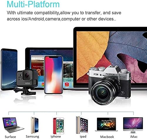 Boxwave Smart Gadget Компатибилен Со Huawei нова 9 Pro-AllReader Sd Читач На Картички, Microsd Читач НА Картички SD Компактен USB ЗА Huawei