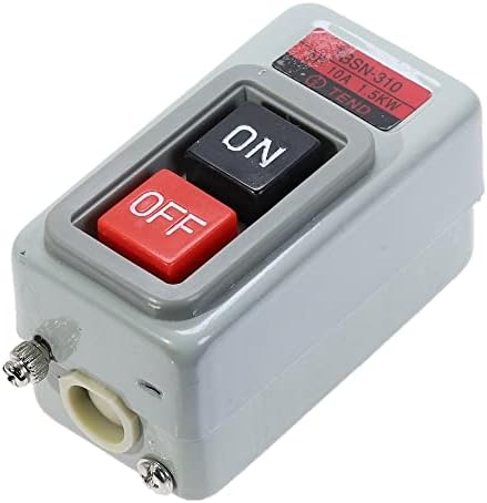 Прекинувач за напојување на копчето PHNT PUSH Три фази Контрола на моќност за почеток на прекинувачот AC 380V 10A 3P 1,5kW TBSN-310