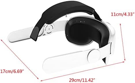 通用 Трајна и лесна лента за глава на главата, компатибилна со Oculus Quest 2 VR, лента за слушалки удобно меки слушалки за допир, лента за слушалки